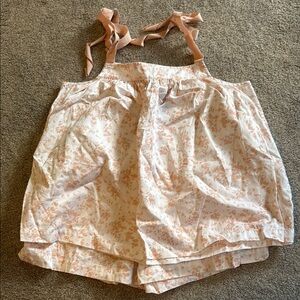 Floral Tie-Strap shorts set